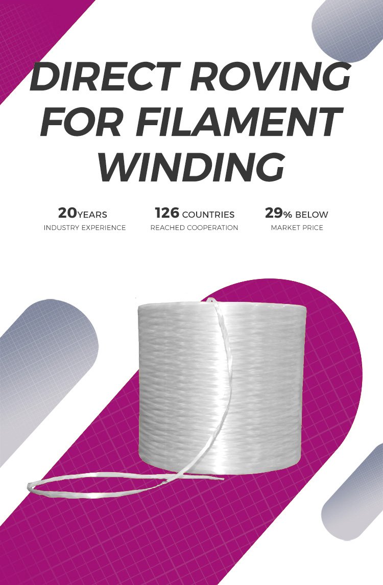 Semitort Roving Direct roving for Filament Winding E-glass ECR glass - Niumaterial