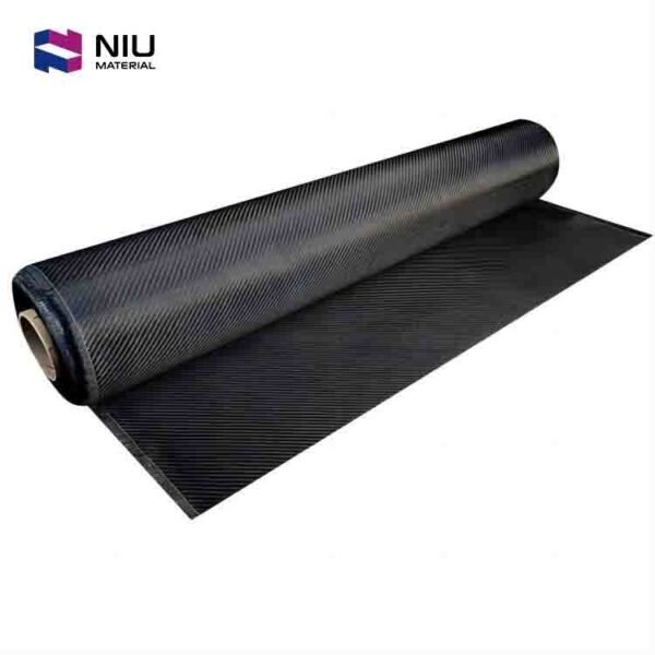 12k Black Twill Weave Carbon Fiber Fabric Ex-factory price For Device Enclosures